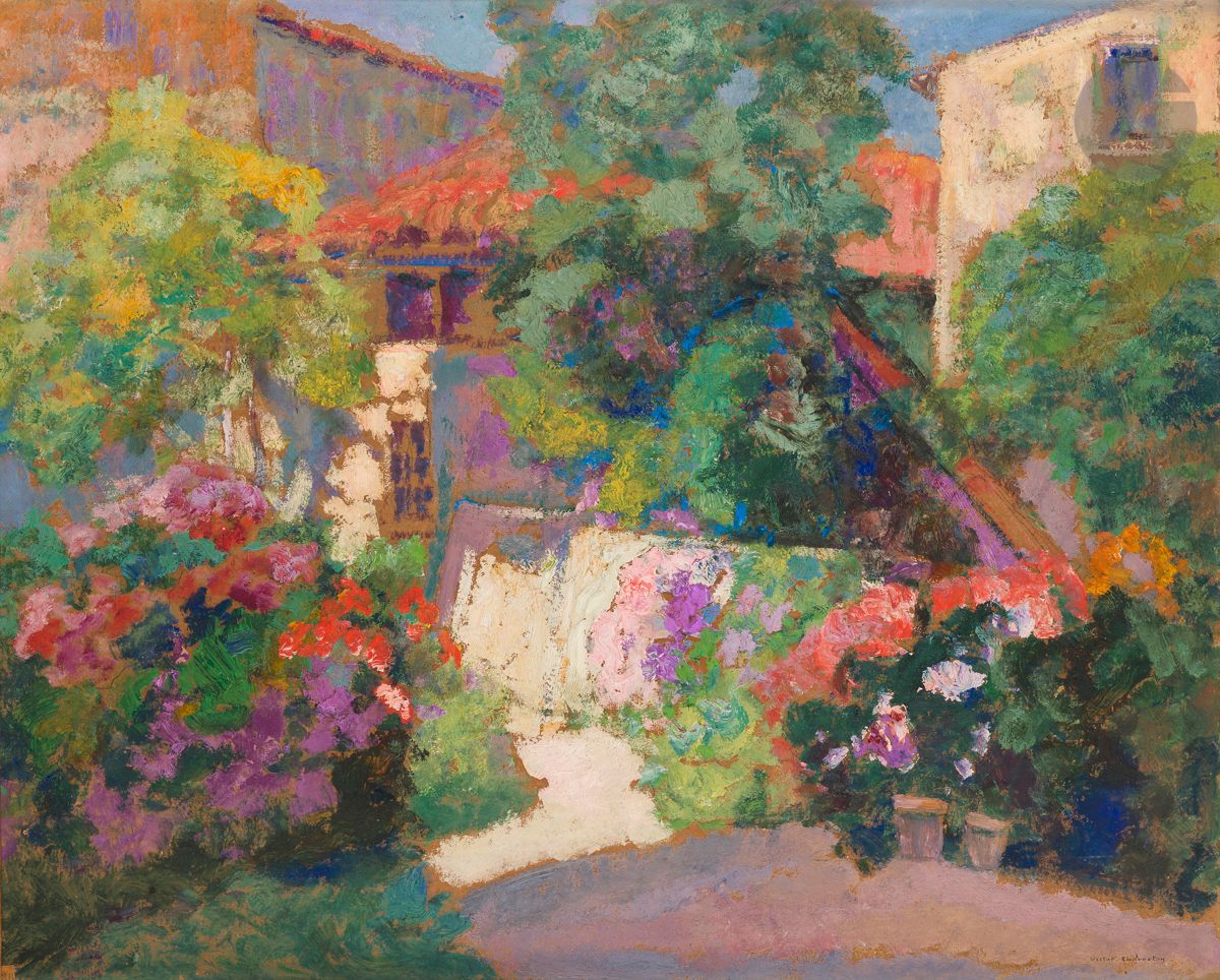 
Victor CHARRETON (1864-1936)



Maison en été



Huile sur carton.



Signée en bas à droite.



60 x 74 cm



Un certificat de L'association "Les amis de Victor Charreton" pourra être remis à la charge de l'acquéreur.



