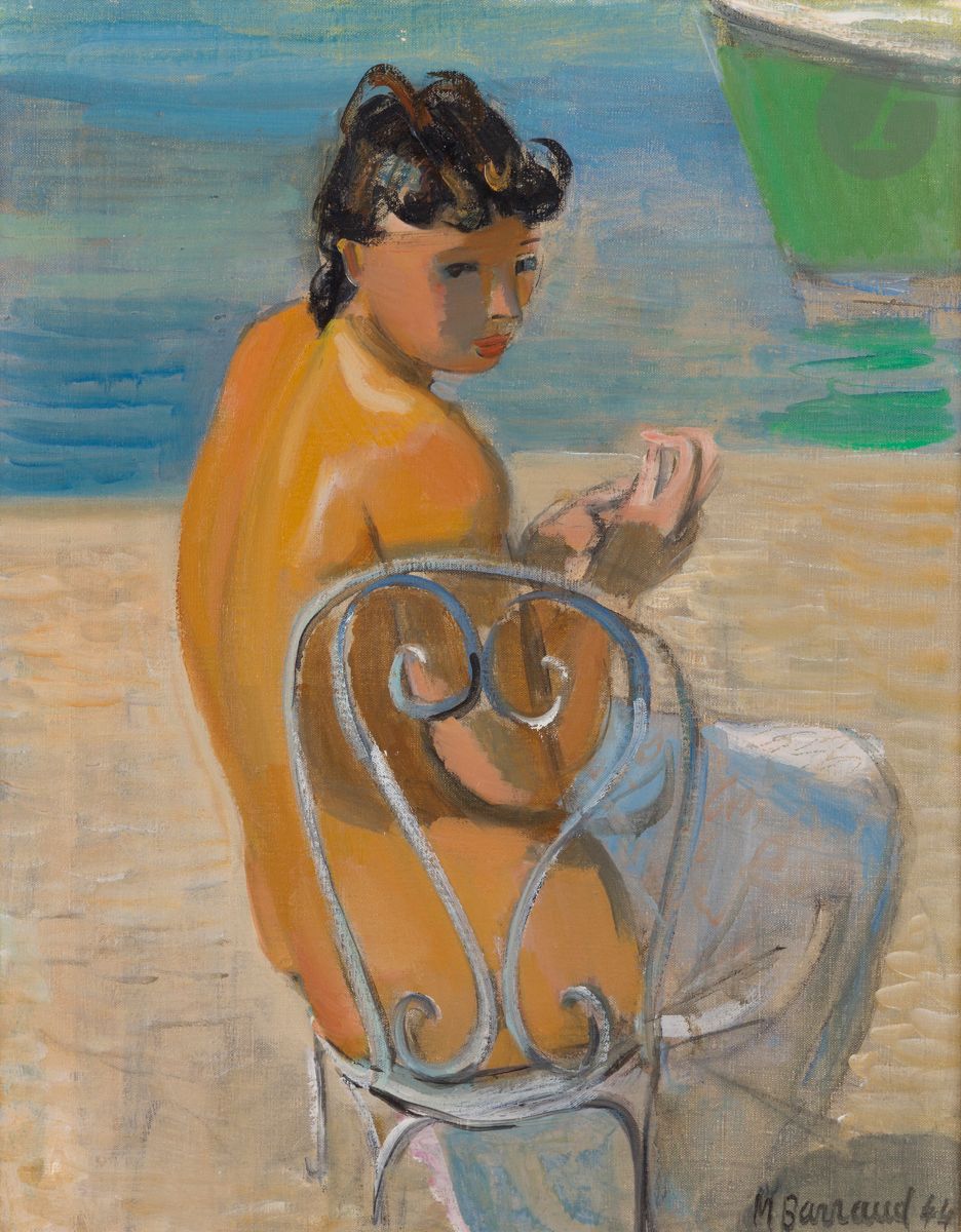 *Maurice BARRAUD (1889-1954)
Après le bain, 1944
Huile sur toile.
Signée et datée en bas à droite.
75 x 67 cm

Exposition : 
Georges J. Kaspar, Galerie Beaux-Arts, Zürich, 11-30 novembre 1944, n° 20.

Lot en importation temporaire (+5,5%).