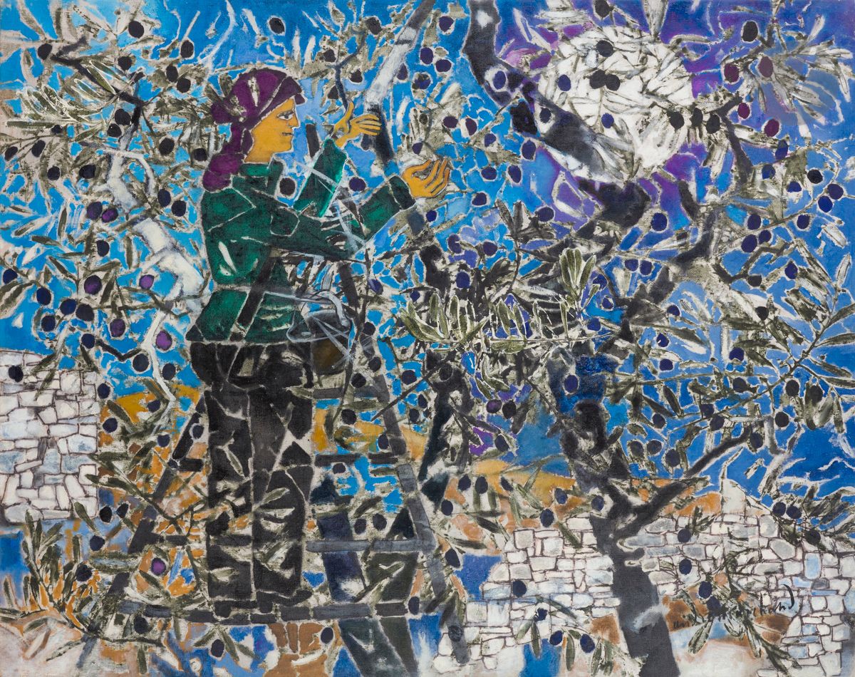 André MARCHAND (1907-1997
)Woman in the olive tree, 1976Oil
on canvas.
Signed lower right.
Signed, dated and titled on the back.
81 x 100 cm




