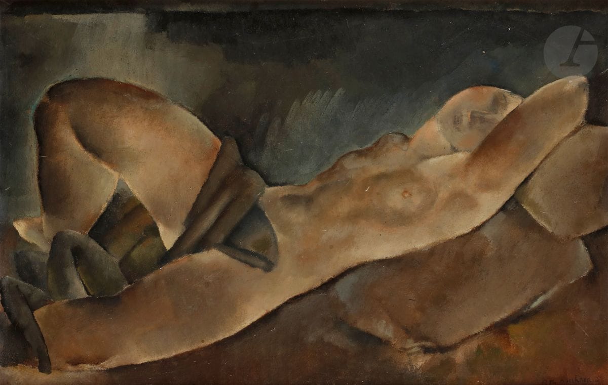 Rodolphe Théophile BOSSHARD (1889-1960)
Jeune fille couchée II, 1922
Huile sur carton.
Signée et datée en bas à droite.
Signée, et titrée au dos.
46 x 73 cm

Cette œuvre sera incluse au Catalogue Raisonné de Rodolphe-Théophile BOSSHARD actuellement en préparation par Monsieur Philippe Clerc (www.rthbossahrd.ch).