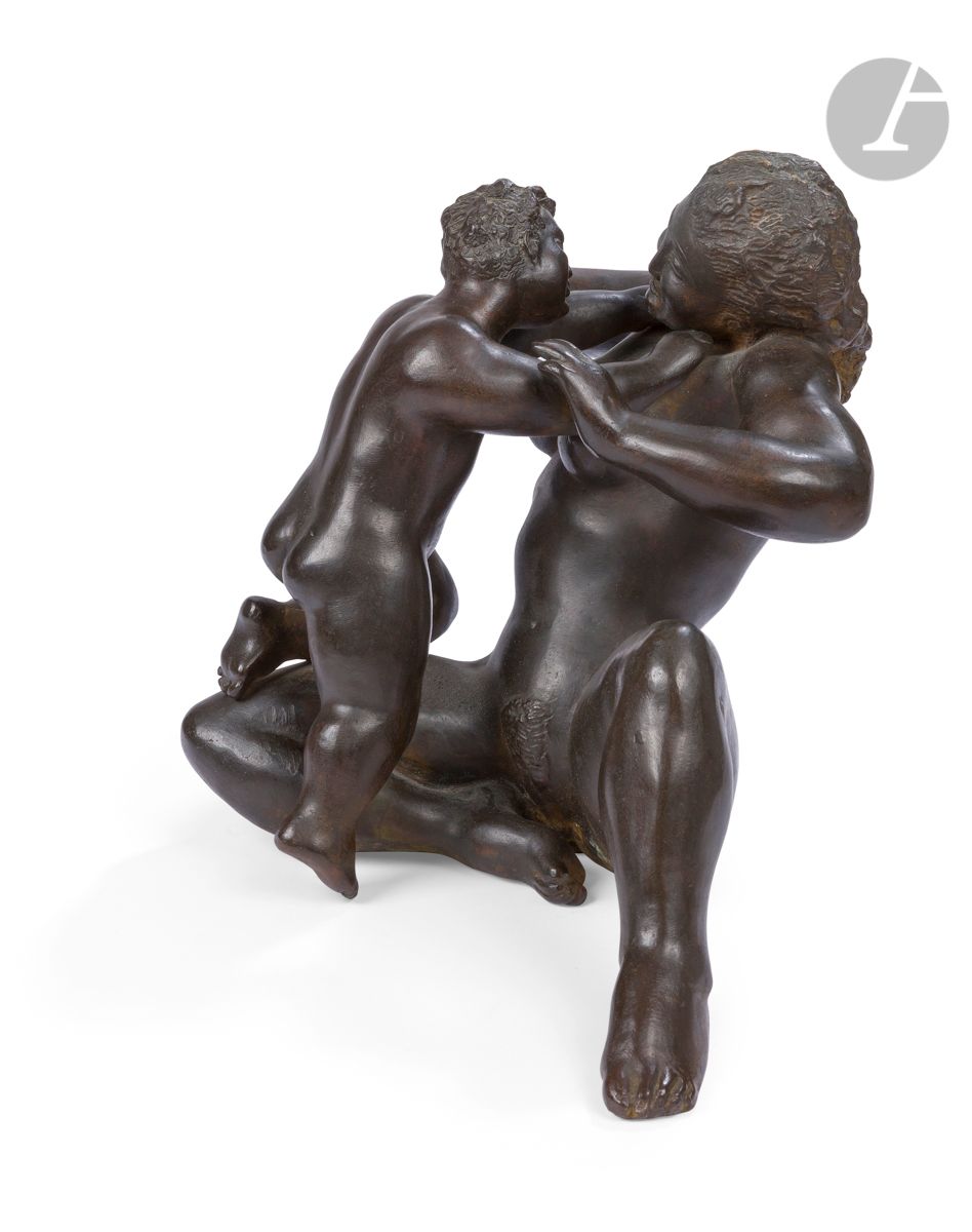 José SEGUIRI (né en 1954)
Mère et son enfant
Épreuve en bronze à patine brune.
Signée et numérotée sur 7 à la base.
30 x 40 x 29 cm