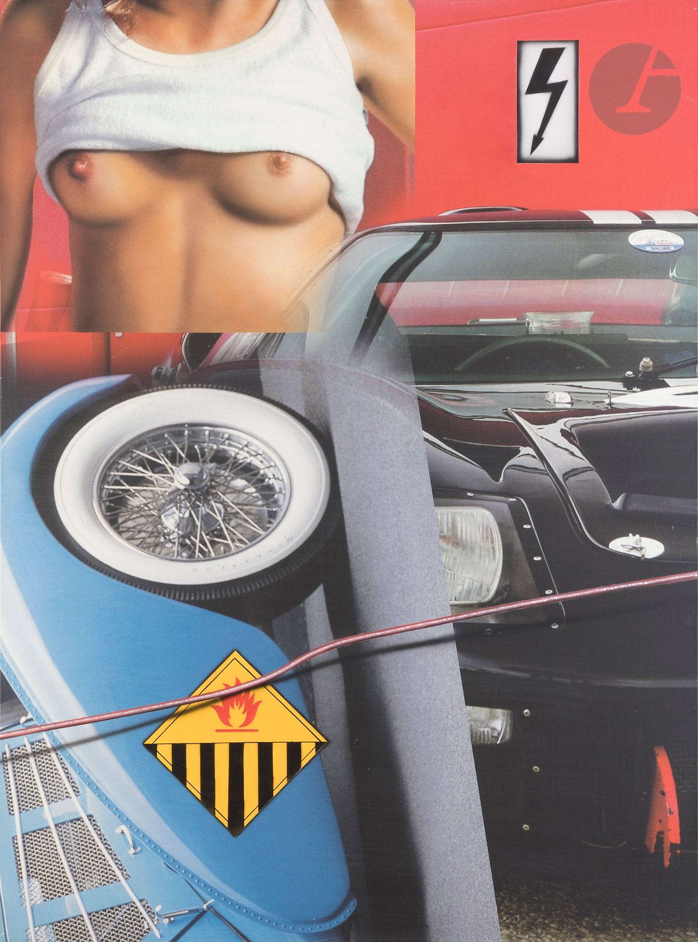 Peter KLASEN [German] (born 1935
)Series cars and girls,
2007Serigraphic
painting
on canvas.
Signed, dated and titled on the back.
130 x 97 cm



