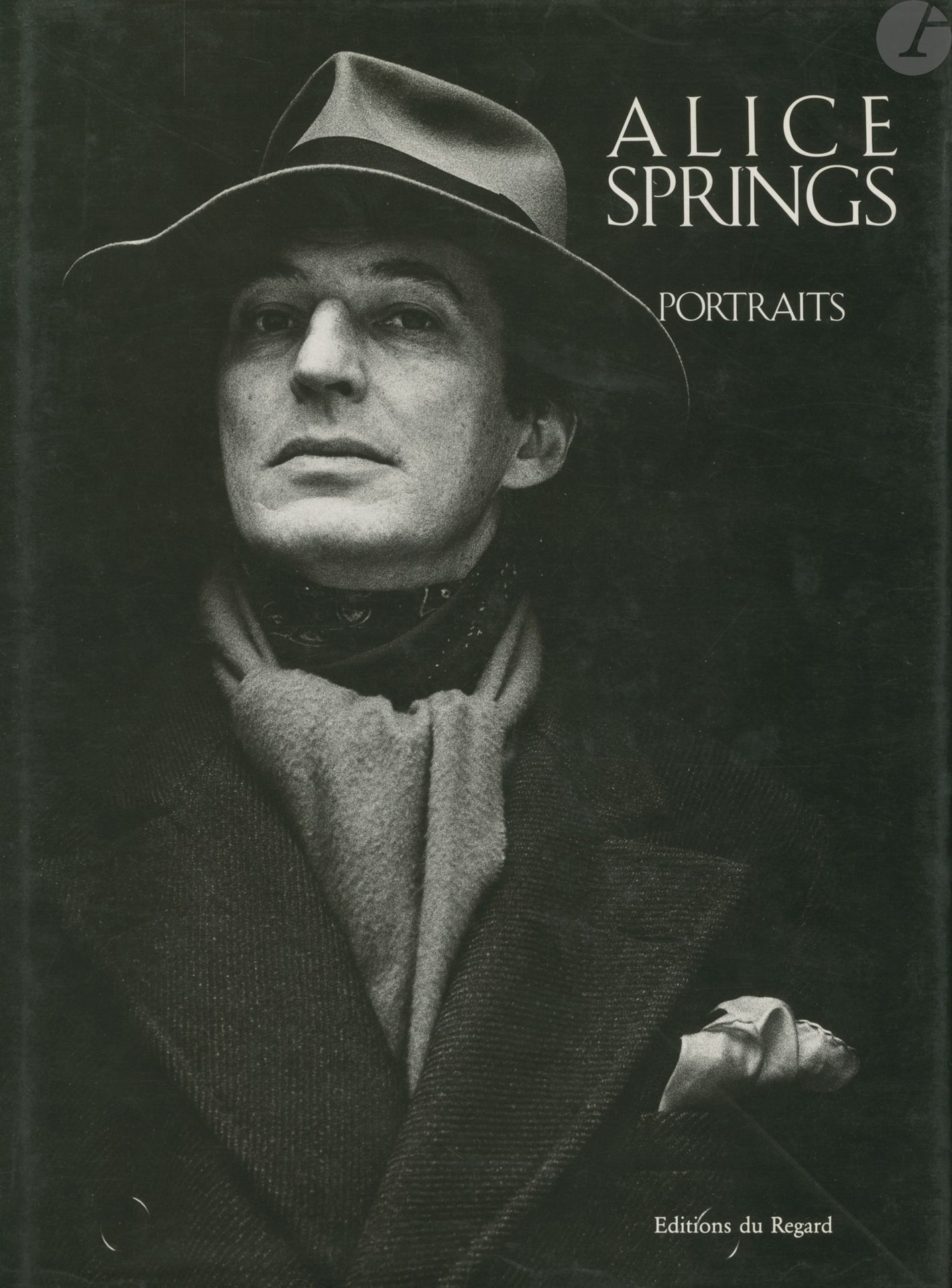 SPRINGS, ALICE (June Newton) (1923-2021)
CAUJOLLE, CHRISTIAN (1953) [Signed]
Alice Springs. Portraits.
Éditions du Regard, Paris, 1983.
In-4 (30 x 22 cm). Édition originale, dédicacée et signée par Christian Caujolle. 104 pages. Textes et photographies d'Alice Springs. Introduction de Christian Caujolle. Cartonnage noir sous jaquette illustrée.