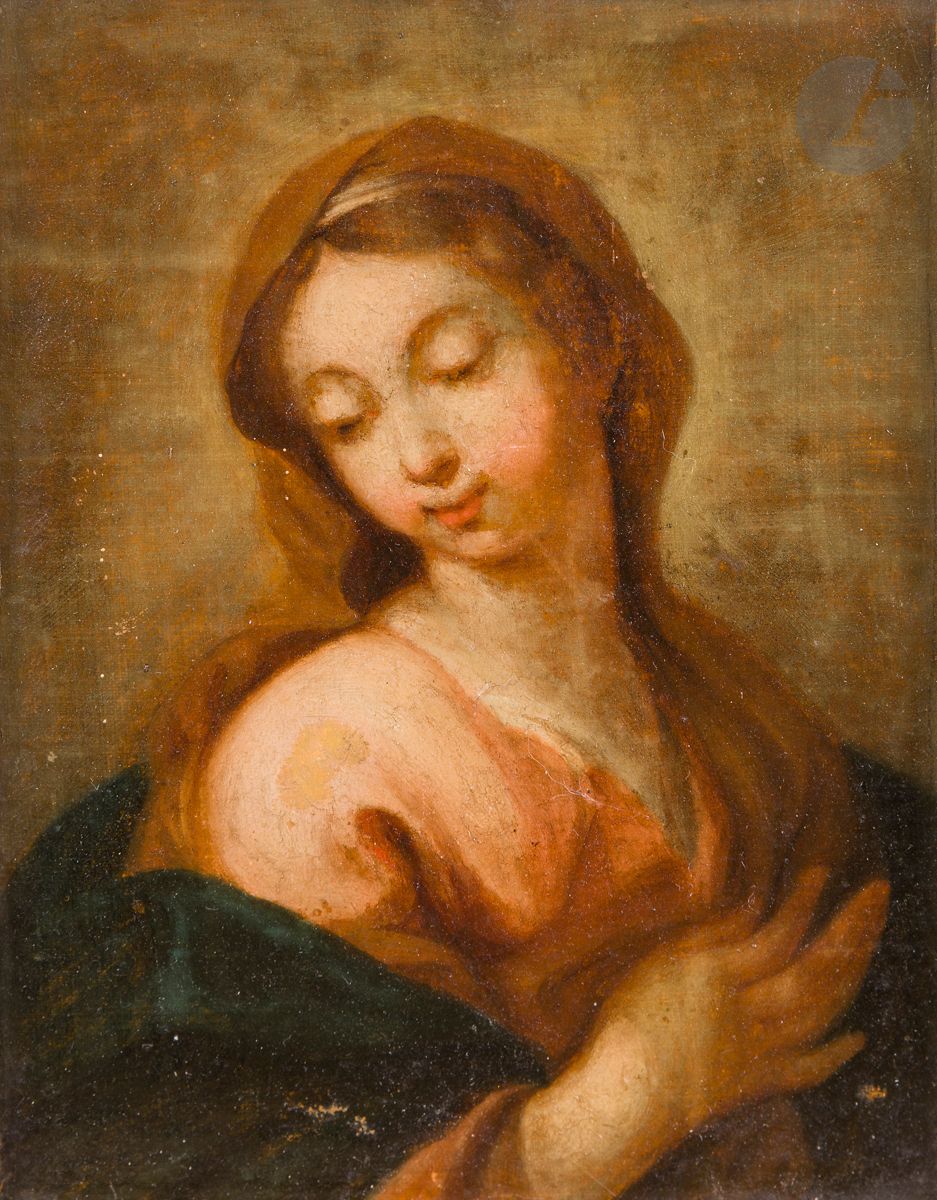 École ROMAINE du XVIIIe siècle
Sainte Vierge
Carton
29,5 x 15 cm