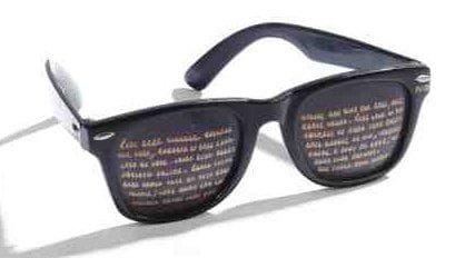 Made (né en 1951)
Sun glass Lunettes peintes de bloblo. Signées à droite. Largeur: 13 cm