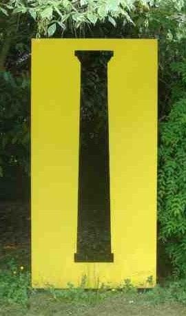 Sacha Sosno (né en 1937)
Colonne jaune Sculpture en métal découpé et peint. Signée en bas à droite. Hauteur: 204 cm [Vendu sur désignation] (*)