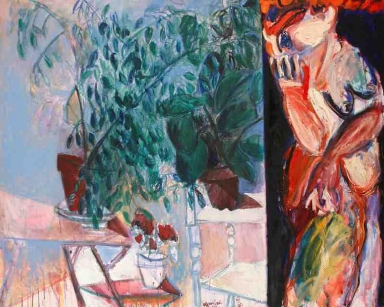 Henri Guibal (né en 1947)
Le matin d'été, 1990. Huile sur toile. Signée et datée en bas au milieu. Signée, datée et titrée au dos. 120 x 150 cm