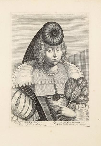 Michel Lasne (1590-1667)
Planche pour Les Beautés de France. Vers 1680. Burin. 160 x 236. Très belle épreuve, les traits de mise en place de la lettre bien visibles. Toutes marges. Joint: Anonyme. Planche pour la même suite. Burin. 165 x 237. Même condition. Ens. 2 p.
