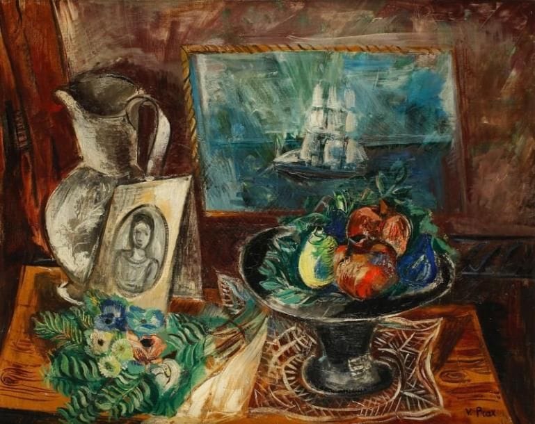Valentine PRAX (1897-1981)
Intérieur Huile sur toile. Signée en bas à droite. 73 x 93 cm Galerie Louis Manteau, Bruxelles. Vente Loudmer, le 20 février 1990. Collection Landau