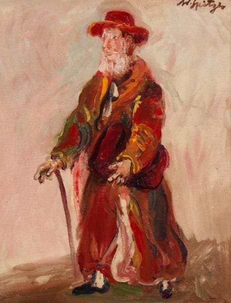 Walter SPITZER (né en 1927)
Vieux religieux, 1974 Huile sur toile. Signée en haut à droite. Contresignée, titrée et datée au dos. 41 x 32 cm