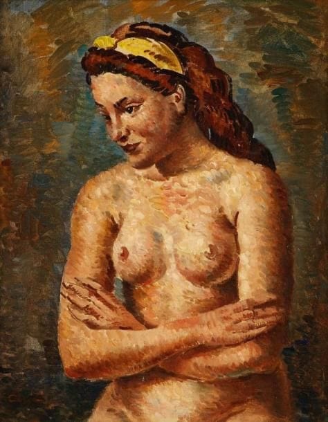 Edmond CERIA (1884-1955)
Femme nue Huile sur toile. Signée en bas à gauche. 40 x 32 cm Collection Landau