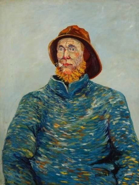 Élisée MACLET (1881-1962)
Le Pêcheur Huile sur carton. Signée en bas vers la droite. 64.5 x 49 cm