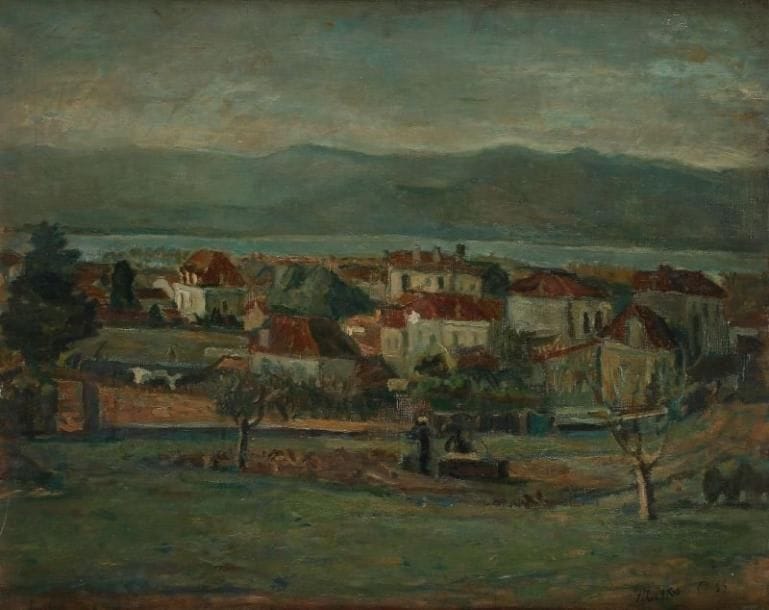 MARKO (1902-1986)
Paysage du Sud, 1935 Huile sur toile. Signée et datée en bas à droite. 73 x 92 cm