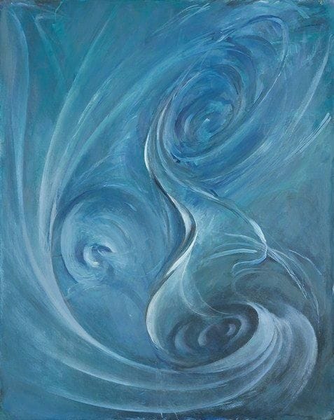 Paul MANTES (1921-2004)
Ellipsoïde bleue Huile sur toile. Non signée. 81 x 65 cm