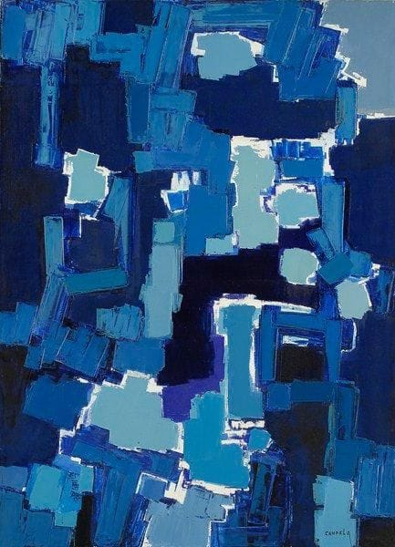 Claude CANDELA (1924-2001)
La nuit la ville n°3, 1968 Huile sur toile. Signée en bas à droite. Signée, datée et titrée au dos. Numéro d'exposition en bas à gauche. 100 x 73 cm
