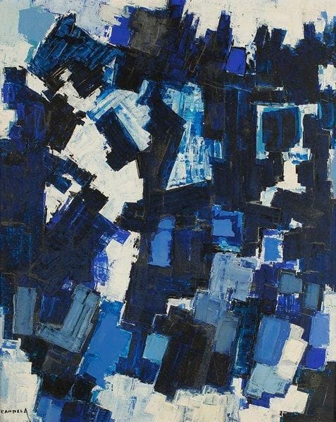 Claude CANDELA (1924-2001)
Paysage de neige, vers 1974 Huile sur isorel. Signée en bas à gauche. Signée et titrée au dos. 100 x 81 cm