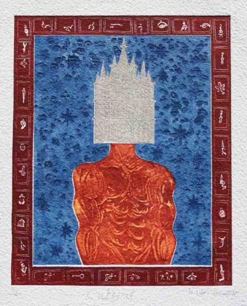 Hervé Di Rosa (né en 1959)
Catedral Gravure au carborundum. Signée en bas à droite et titrée en bas au milieu. Tirage à 40 exemplaires. 77 x 59 cm 3 exemplaires proposés. Seront divisés.