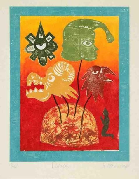 Hervé Di Rosa (né en 1959)
Dioces Gravure au carborundum. Signée en bas à droite et titrée en bas au milieu. Tirage à 40 exemplaires. 77 x 59 cm 2 exemplaires proposés. Seront divisés.