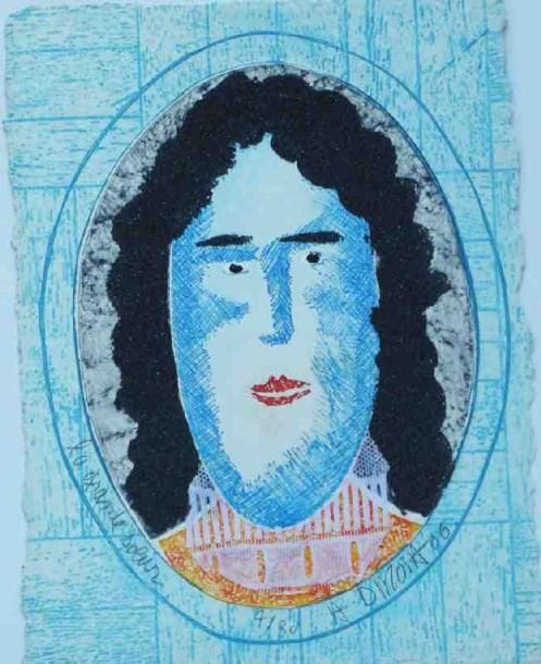 Hervé Di Rosa (né en 1959)
La grande soeur Gravure au carborundum. Collage et rehauts de peinture. Signée en bas à droite et titrée en bas à gauche. Tirage à 30 exemplaires. 38 x 29 cm 14 exemplaires proposés. Seront divisés.