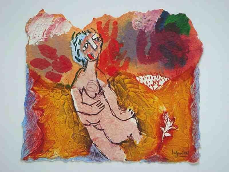 Henri Guibal (né en 1947)
La chaleur de juillet Gravure au carborundum. Rehauts de peinture. Signée en bas à droite. Tirage à 30 exemplaires. 33 x 40 cm 17 exemplaires proposés. Seront divisés.