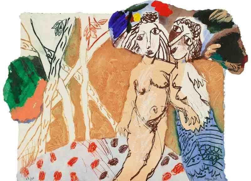 Henri Guibal (né en 1947)
Empreinte Gravure au carborundum. Rehauts de peinture. Signée en bas à droite. Tirage à 30 exemplaires. 45 x 62 cm 1 exemplaire proposé.