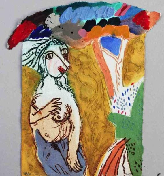 Henri Guibal (né en 1947)
Hortensias Gravure au carborundum. Collage et rehauts de peinture. Signée en bas à droite. Tirage à 30 exemplaires. 54 x 48 cm 2 exemplaires proposés. Seront divisés.