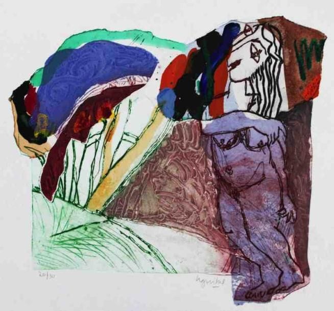 Henri Guibal (né en 1947)
Le petit vent Gravure au carborundum. Rehauts de peinture. Signée en bas à droite. Tirage à 30 exemplaires. 44 x 50 cm 6 exemplaires proposés. Seront divisés.