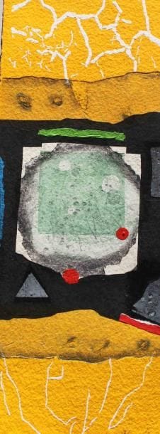 Lionel (né en 1949)
Jaune
Gravure au carborundum, Collage et rehauts de peinture
Tirage à 30 exemplaires
79 x 28 cm
22 exemplaires proposés. Seront divisés.