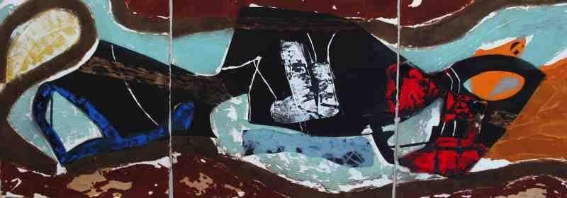 Lionel (né en 1949)
Triptyque Gravure au carborundum. Signée en bas à droite. Tirage à 99 exemplaires. 66 x 169 cm 15 exemplaires proposés. Seront divisés.