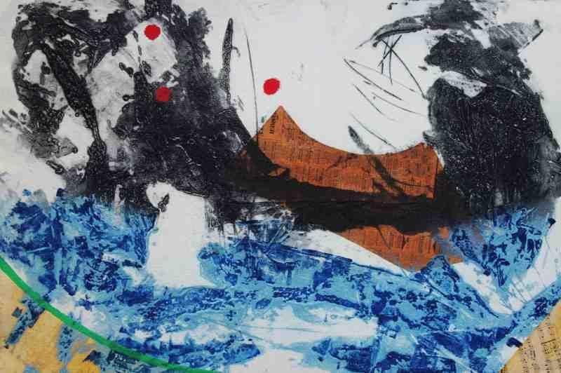 Lionel (né en 1949)
Partition jaune Gravure au carborundum. Collage et rehauts de peinture. Signée en bas à gauche. Tirage à 75 exemplaires. 63 x 90 cm 7 exemplaires proposés. Seront divisés.