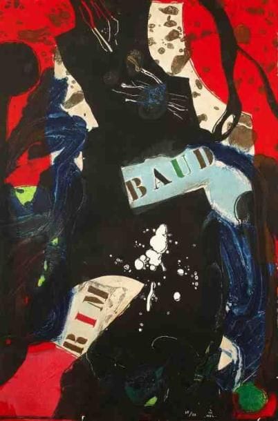 Lionel (né en 1949)
Rimbaud Gravures au carborundum. Signée en bas à droite. Tirage à 30 exemplaires. 156 x 100 cm 13 exemplaires proposés. Seront divisés.