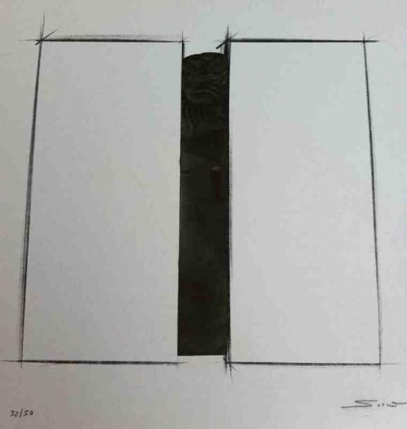 Sacha Sosno (né en 1937)
Sans béton, 1989 Métallogravure sur papier lithographié. Signée et datée en bas à droite. Tirage à 50 exemplaires. 56 x 76 cm 31 exemplaires proposés. Seront divisés.