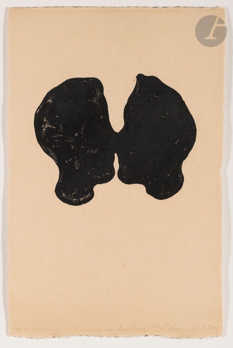 Jean-Charles Blais (né en 1956)
Couple. 1994. 
Lithographie. 51 x 33 cm. 
Très belle épreuve sur japon fibreux, annotée « 1/1 », signée et datée au crayon. Quelques rousseurs. Toutes marges. Cadre.

Ce sujet a fait l’objet d’une affiche pour la lutte contre le Sida en 1993.