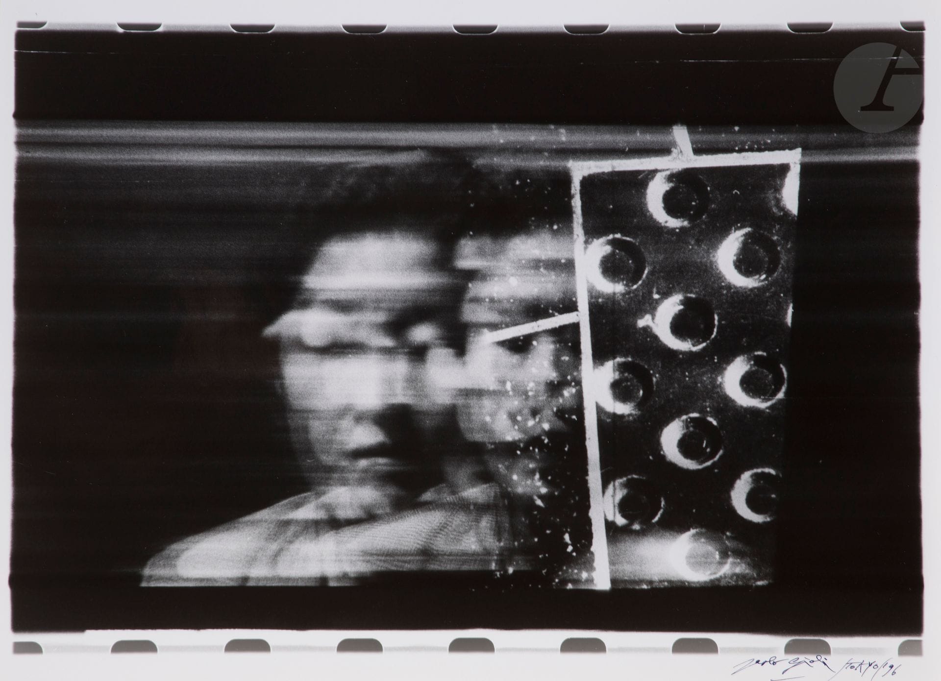 Paolo Gioli (1942
)Volti attraverso (Fotofinish). Tokyo, 1996. 
Two (2) vintage silver prints, signed, titled and dated in ink in the lower right margin. Photographer's signature, titles and dates in ink on the reverse. 
Images: 30x47 and 32,5x47,5cm 
Sheets: 40x50cm 

Bibliography: 
Paolo Gioli, Volti attraverso/Tokyo 1996, Chiasso, Folini Arte Contemporanea, 2007



.


