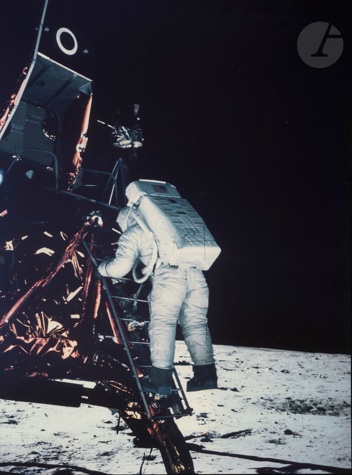NASA - Neil Armstrong
Apollo 11, juillet 1969.
Buzz Aldrin descend du module lunaire.
Cibachrome (c. 1985).
40,5x30,5cm