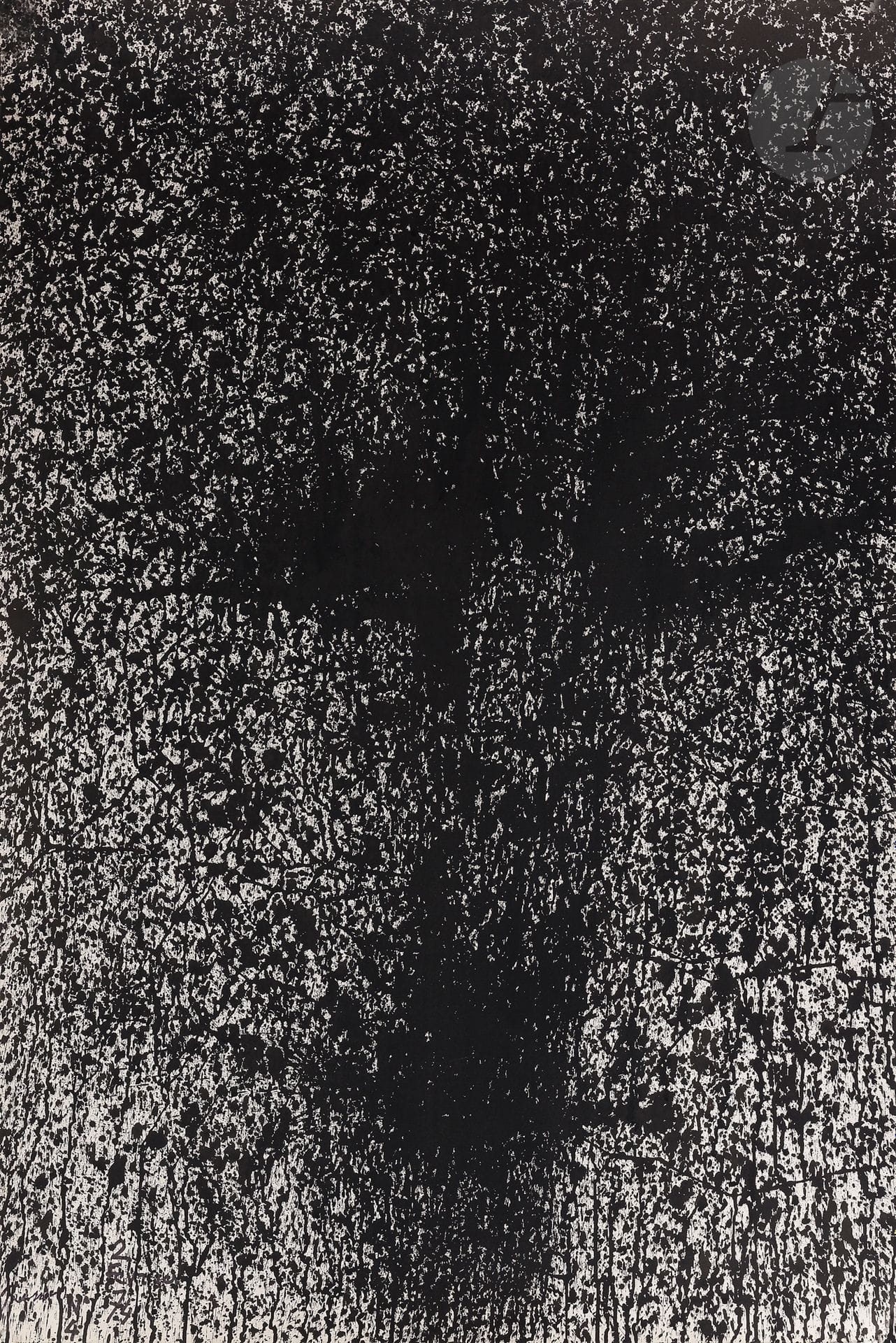 Mario PRASSINOS (1916-1985)
Suaire, 1974
Encre de Chine sur papier.
Timbrée et datée en bas à gauche.
120 x 80 cm

Provenance :
Galerie Guislain-États d’art, Paris.