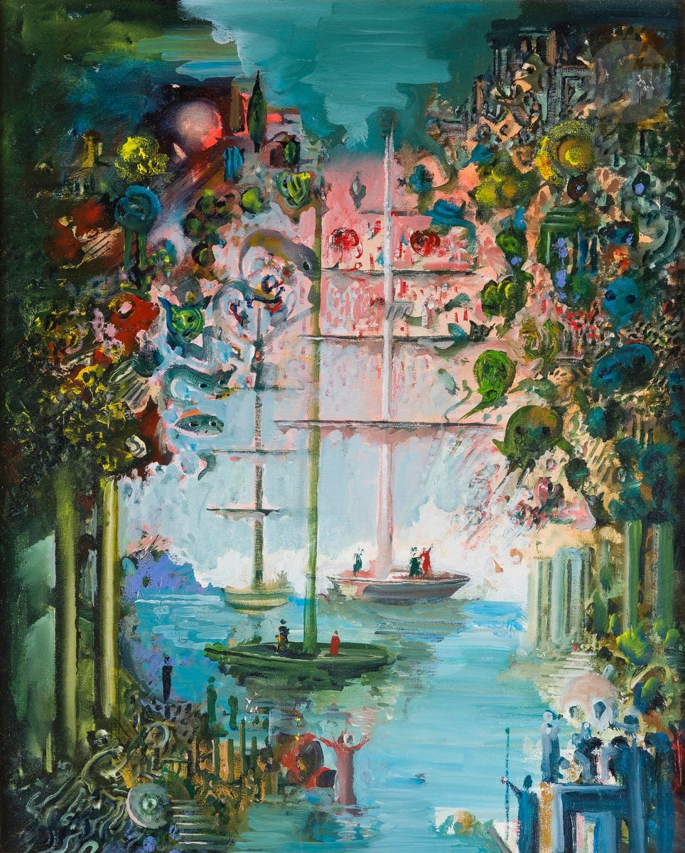 Popovitch Ljuba LJUBA [franco-serbe] (1934-2016)
La Baie sur la surveillance, 2003
Huile sur toile.
Signée, datée, titrée et située au dos.
61 x 50 cm

Provenance :
Collection Daniel Renard, Paris.

Cette œuvre est incluse au catalogue raisonné de Ljuba actuellement en préparation par Madame Slavica Batos, épouse de l’artiste. 
Nous remercions Madame Slavica Batos pour les informations qu’elle nous a transmises.