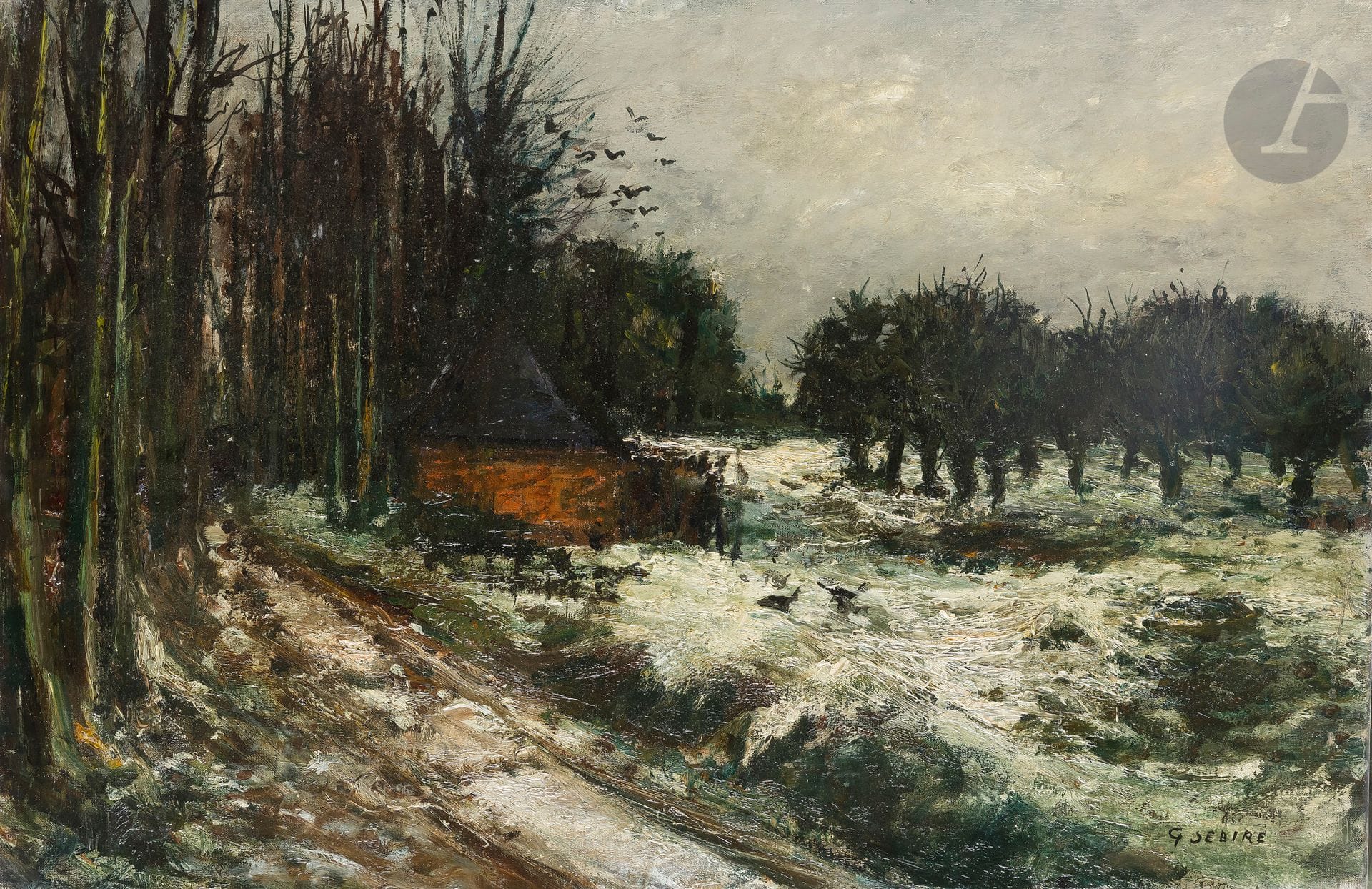 Gaston SÉBIRE (1920-2001
)Normandy, snow landscapeOil
on canvas.
Signed lower right.
54 x 81 cm



