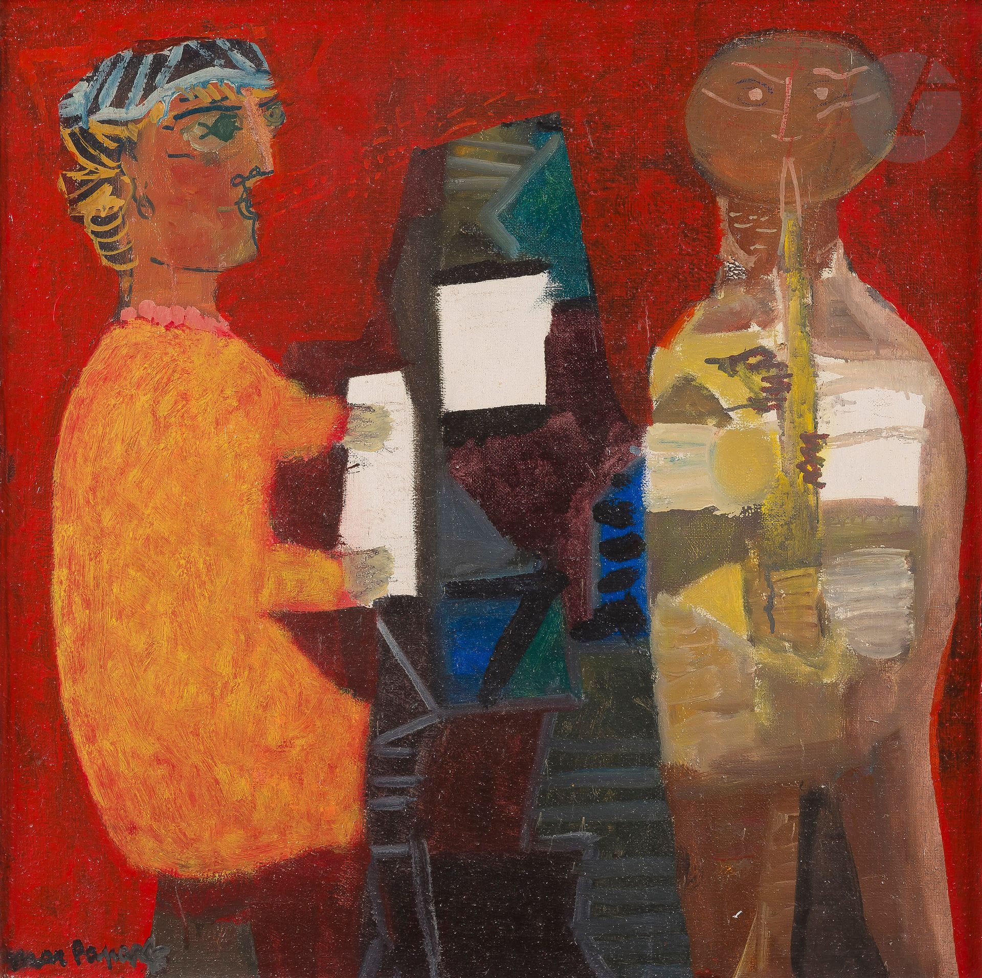 Max PAPART (1911-1994
)Andante, 1967Oil
on canvas.
Signed lower left.
Dated and titled on the back.
50 x 50 cmWe

thank Mr. Frederic Nocera for confirming the authenticity of this work


.



