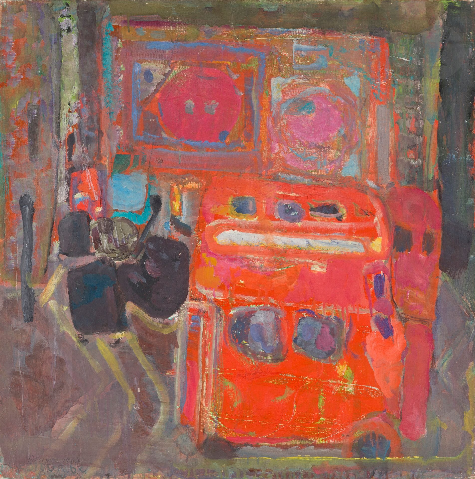 Pierre LESIEUR (1922-2011)
Rue de Londres, 1967
Huile sur toile.
Signée et datée en bas à gauche.
(Craquelures).
60 x 60 cm

Provenance : 
Galerie Framond, Paris (étiquette au dos).