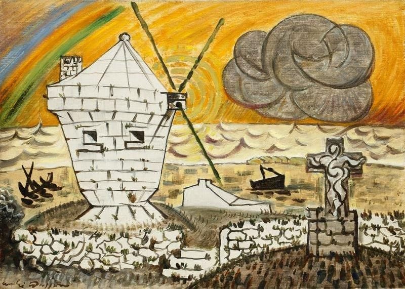 André MASSON (1896-1987)
Portivy, 1937 Huile sur toile. Signée en bas à gauche. H: 33 x 46 cm Provenance: Galerie Simon, Paris. The Mayor Gallery, Londres. Collection particulière, Espagne. Exposition: 1938, "Recent works by André Masson", The Mayor Gallery, Londres, reproduit au catalogue de l'Exposition sous le numéro 12. 1955, "Retrospective Exhibition of Works from 1930 to 1955 by André Masson", Leicester Galleries, Londres, reproduit au catalogue de l'Exposition sous le numéro 3. 1995, "André Masson", The Mayor Gallery, Londres, reproduit au catalogue de l'Exposition sous le numéro 7. Bibliographie: "André Masson. Catalogue raisonné de l'oeuvre peint 1930-1941", Guite Masson, Martin Masson, Catherine Loewer, Art Acatos, Vaumarcus, Suisse, reproduit p. 288. Un certificat du comité André Masson sera remis à l'acquéreur. Commentaire: Un certificat du comité andré Masson sera remis à l'acquéreur.