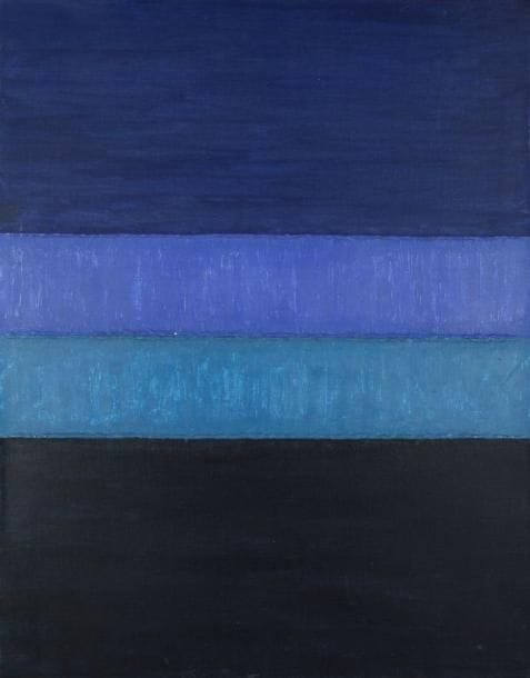 Hermann BARTELS (allemand) (1928-1989)
Sans titre, 1964 Huile sur toile. Signée et datée au dos. H: 75 x 92 cm Exposition: Musée de Pully, n°177, nov. 1998 - fèv. 1999. Bibliographie: L'Entracte d'Ernest Genton, Une galerie Pilote à Lausanne 1947 - 1972, Lausanne 1998, reproduit page 88.