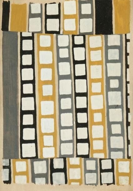 Paul MANSOUROFF (russe) (1896-1983)
Projet de tissu Gouache. H: 20. 50 x 15 cm