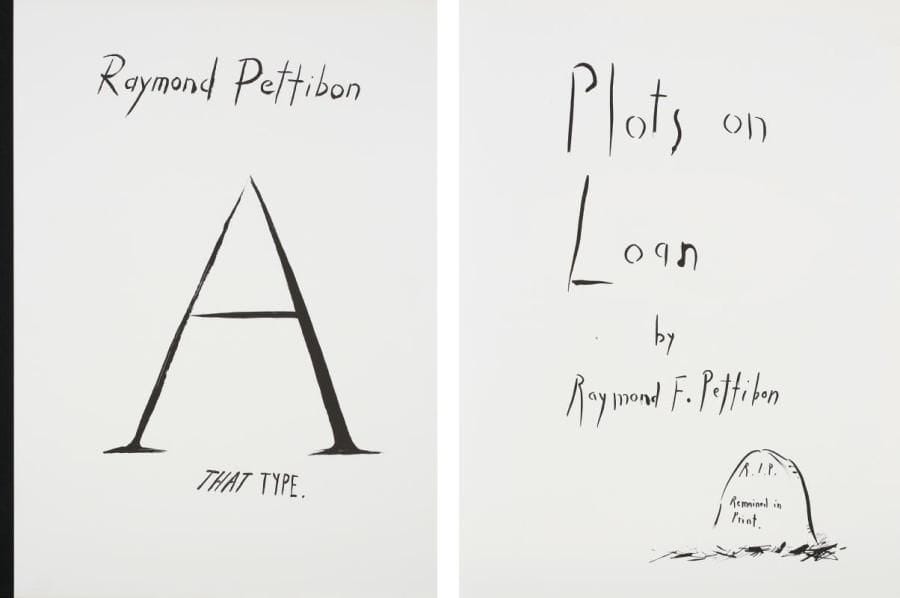 Raymond PETTIBON (né en 1957)
Plots on LoanLivre comprenant 72 pages de textes et images de l'a'rtiste. Editions Alexander Brooke et David Zwimer, New York. Exemplaire 68/250. Signé par l'artiste. 48 x 36 cm