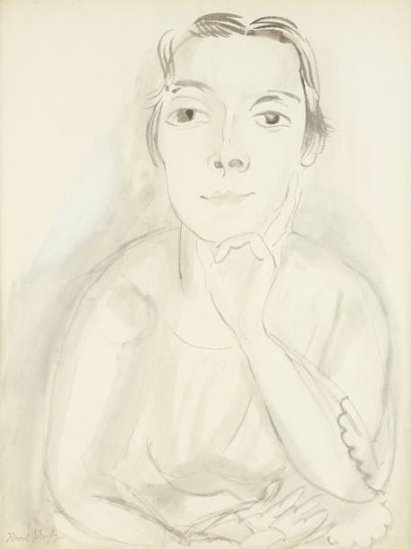 Raoul DUFY (1877-1953)
Portrait de Mme Dufy Encre et gouache. Porte el cachet de la signature en bas à gauche. H: 65 x: 50 cm Commentaire: Un certificat de Fanny Guillon-Laffaille sera remis à l'acquereur. L'oeuvre sera reproduite dans le prochain volume du catalogue raisonné des dessins de Raoul Dufy actuellement en préparation.