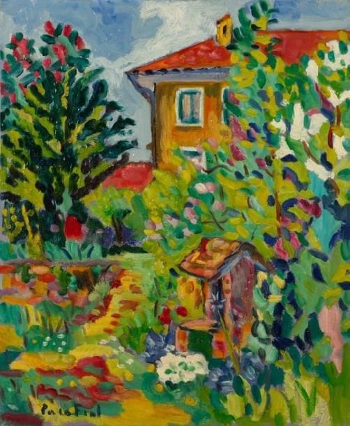 PACO FIOL (né en 1939)
Le puits, vers 1978 Huile sur toile. Signée en bas à gauche. 65 x 54 cm