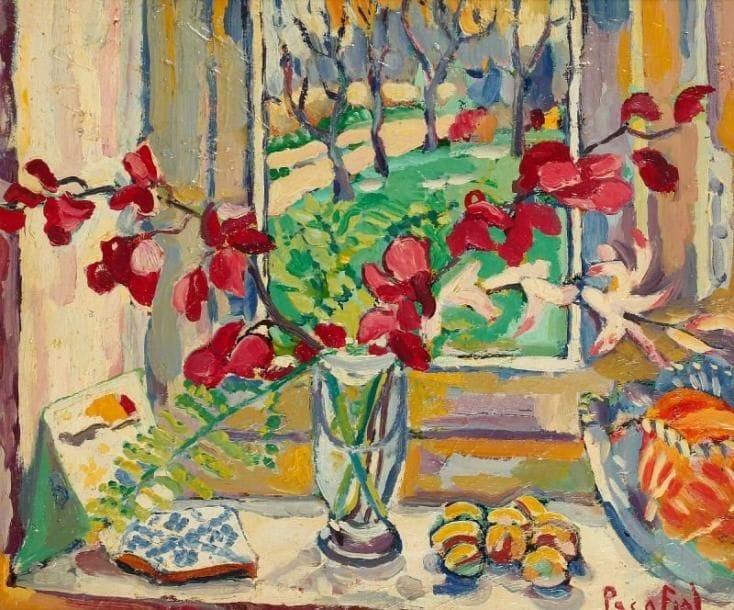 PACO FIOL (né en 1939)
Bouquet d'automne, vers 1980 Huile sur toile. Signée en bas à droite. 46 x 55 cm