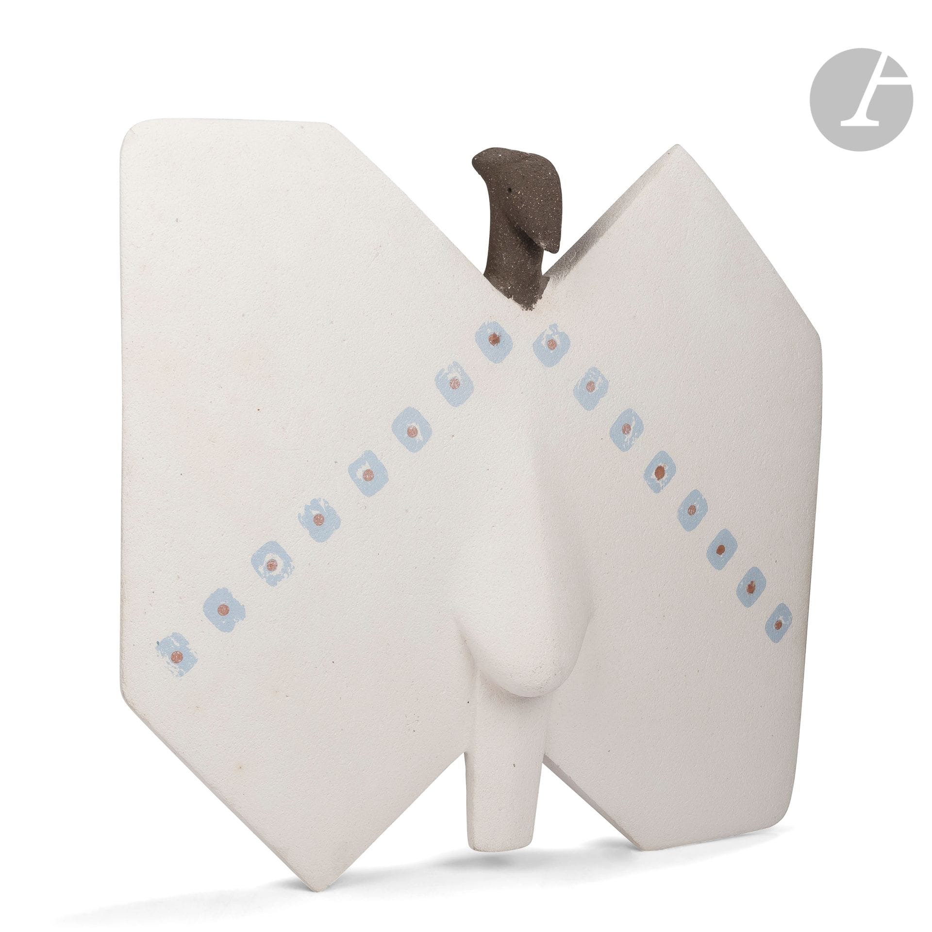 CANDIDO FIOR (BORN IN 1942
)Fantastic bird, proof n° 60 / 99Sculpture
of

application. Proof in ceramic. Signed Candido FIOR and numbered 60 / 99 on the back. H. 39 cm - L. 43 cm

