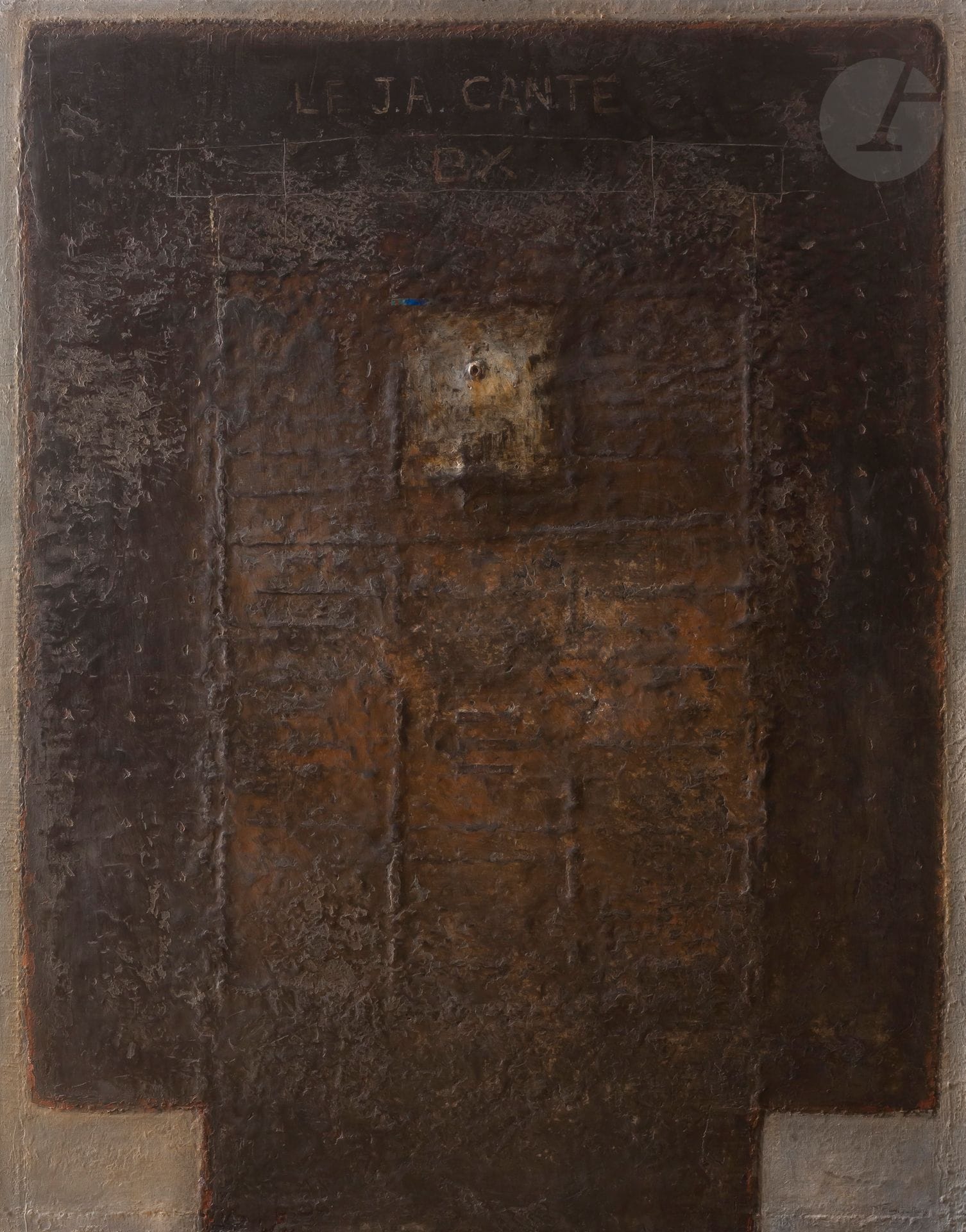 François Édouard CANTE dit CANTE PACOS (né en 1946)
Le J.A Cante, 1990
Technique mixte sur panneau.
Signée en bas à droite.
Titrée en tête.
Signée, datée et titrée au dos.
116 x 89 cm