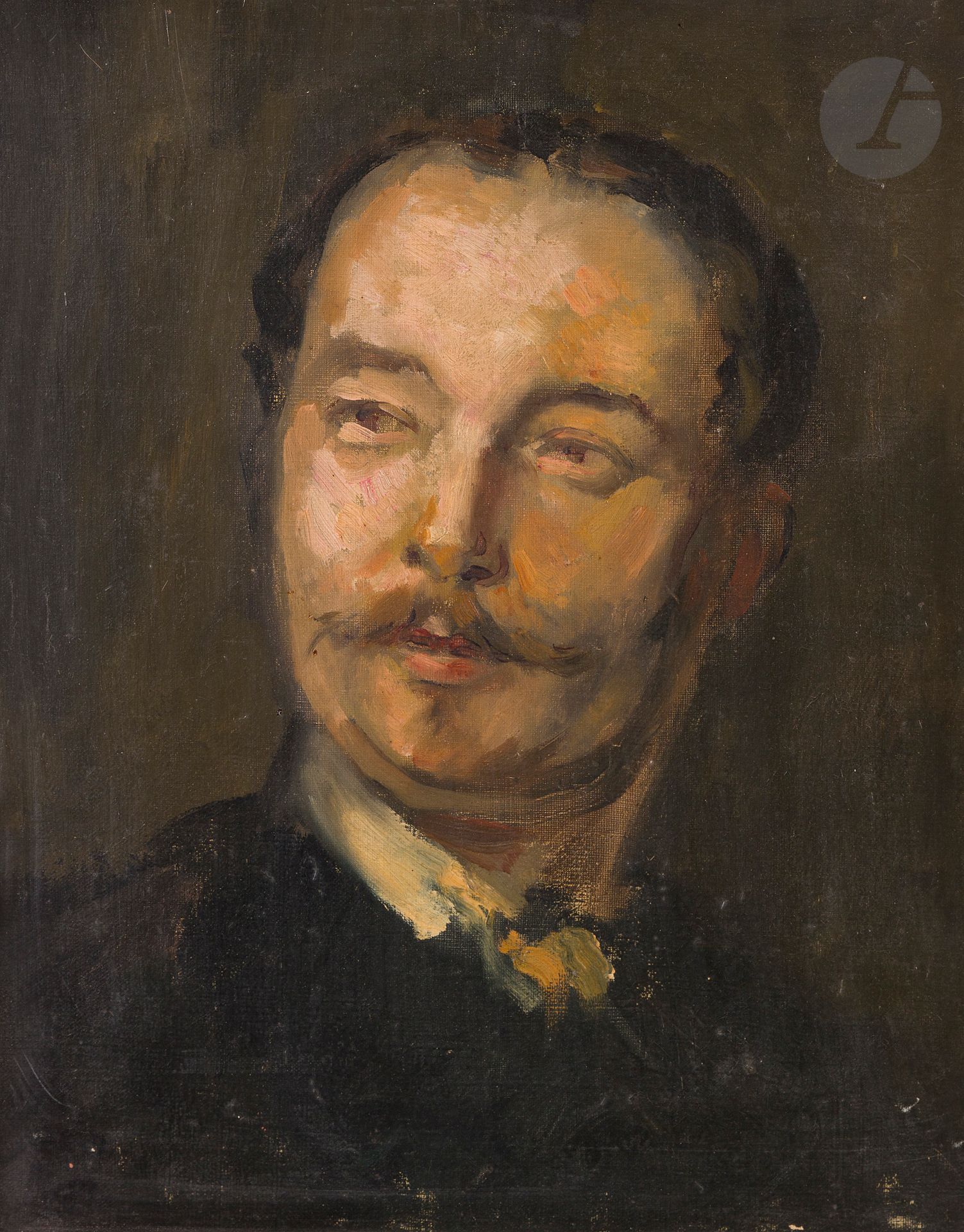Jean-Baptiste CARPEAUX (Valenciennes, 1827-Courbevoie, 1875)
Portrait du général Le Vicomte de Montfort, beau-frère de Carpeaux
Toile d'origine
41 x 33 cm
Au dos, deux cachets de cire et une inscription

Provenance :
- Famille de Montfort par descendance
- Paris, galerie Michel